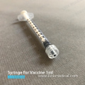 1ml Plastic Syringe without Needle